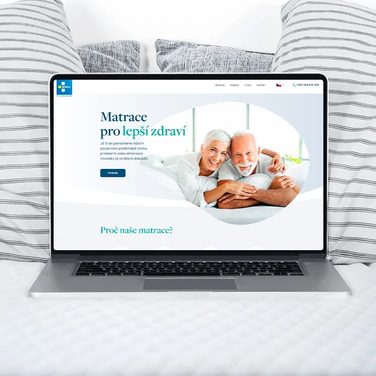 E-shop pro zdravotnické matrace Hilding Anders