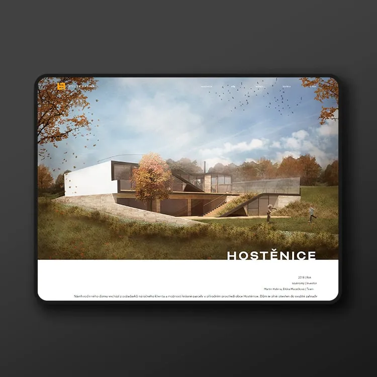 Portfolio realizací pro Ateliér Habina