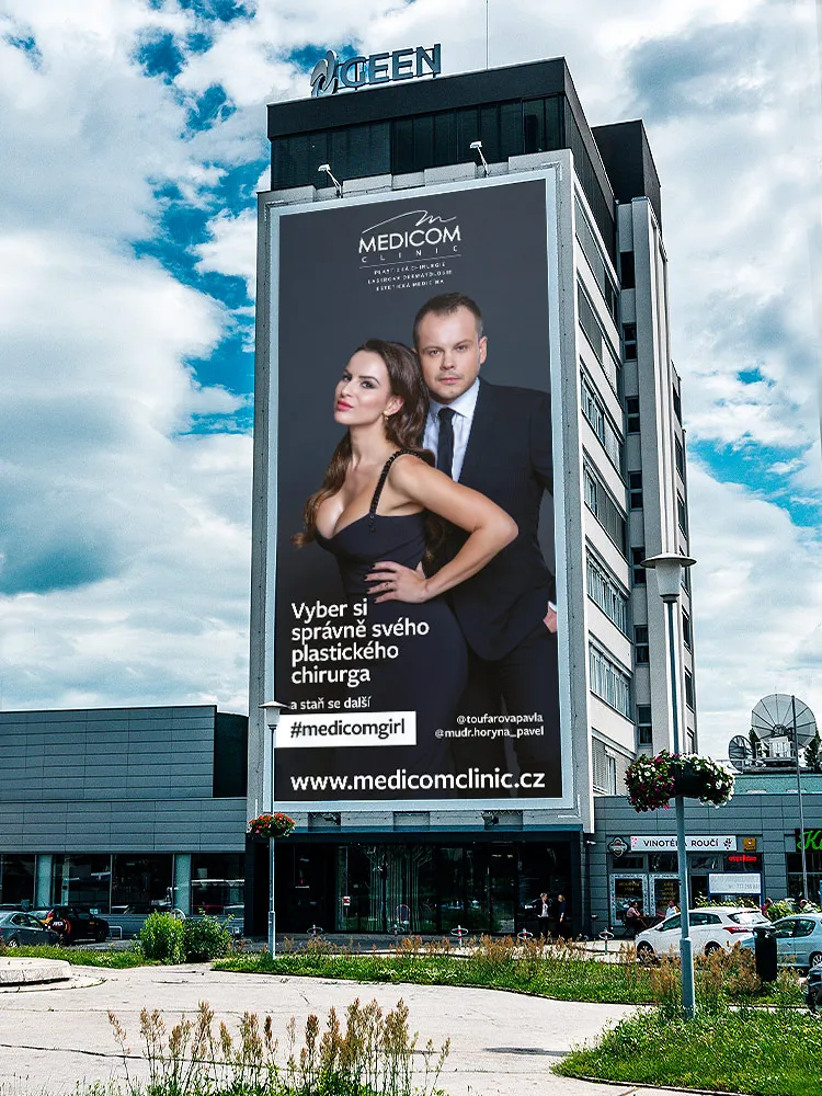 Billboardová kampaň pro MEDICOM Clinic