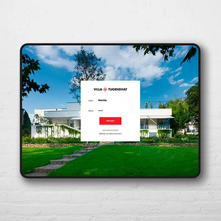 Intranet pro Vilu Tugendhat
