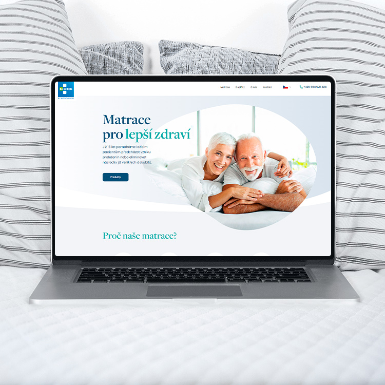 E-shop pro zdravotnické matrace Hilding Anders